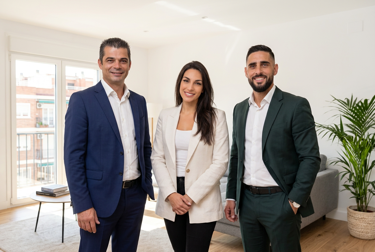 Equipo de VAL y Asociados: Valentín, Ana Isabel y Miguel Ángel
